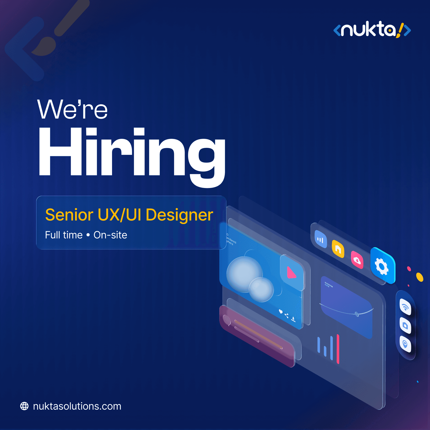 Senior UX/UI Designer (Product-Focused)